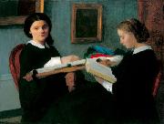 Henri Fantin-Latour The Two Sisters oil on canvas